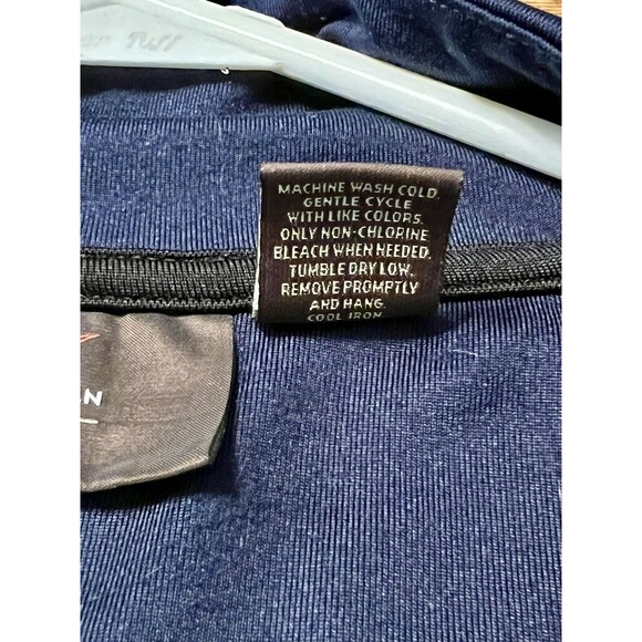 Greg Norman for Tasso Elba Quarter 1/4 Zip Pullover Size M Navy Blue NO LOGO - Picture 4 of 7